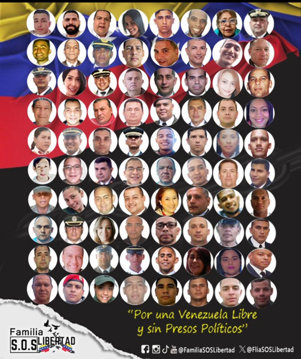 Agradecido con @FliaSOSLibertad por  incluir a mi Hermano Jecson Ricardo Cariel y dar apoyo en la Lucha de la Libertad de Todos los Presos Políticos en Venezuela 🇻🇪 
@GerardoBlyde 
#LibertadParaRicardoCariel
#LibertadATodosLosPresosPoliticos