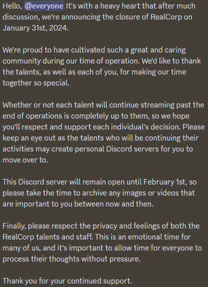 RealCorp - Vtuber Agency tweet media