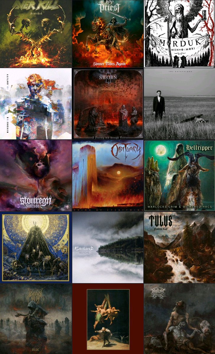 vanessadenn_'s tweet photo. Mis álbumes favoritos #AOTY2023 #metal #Thantifaxath #Sworn #Dødheimsgard #Hellripper #Valdrin #Obituary #TombMold #AscendedDead #NonEstDeus #SulphurAeon #CattleDecapitation #Overkill #TheAnchoret #Marduk ... 🖤🤘 https://t.co/w1jLyefUBw