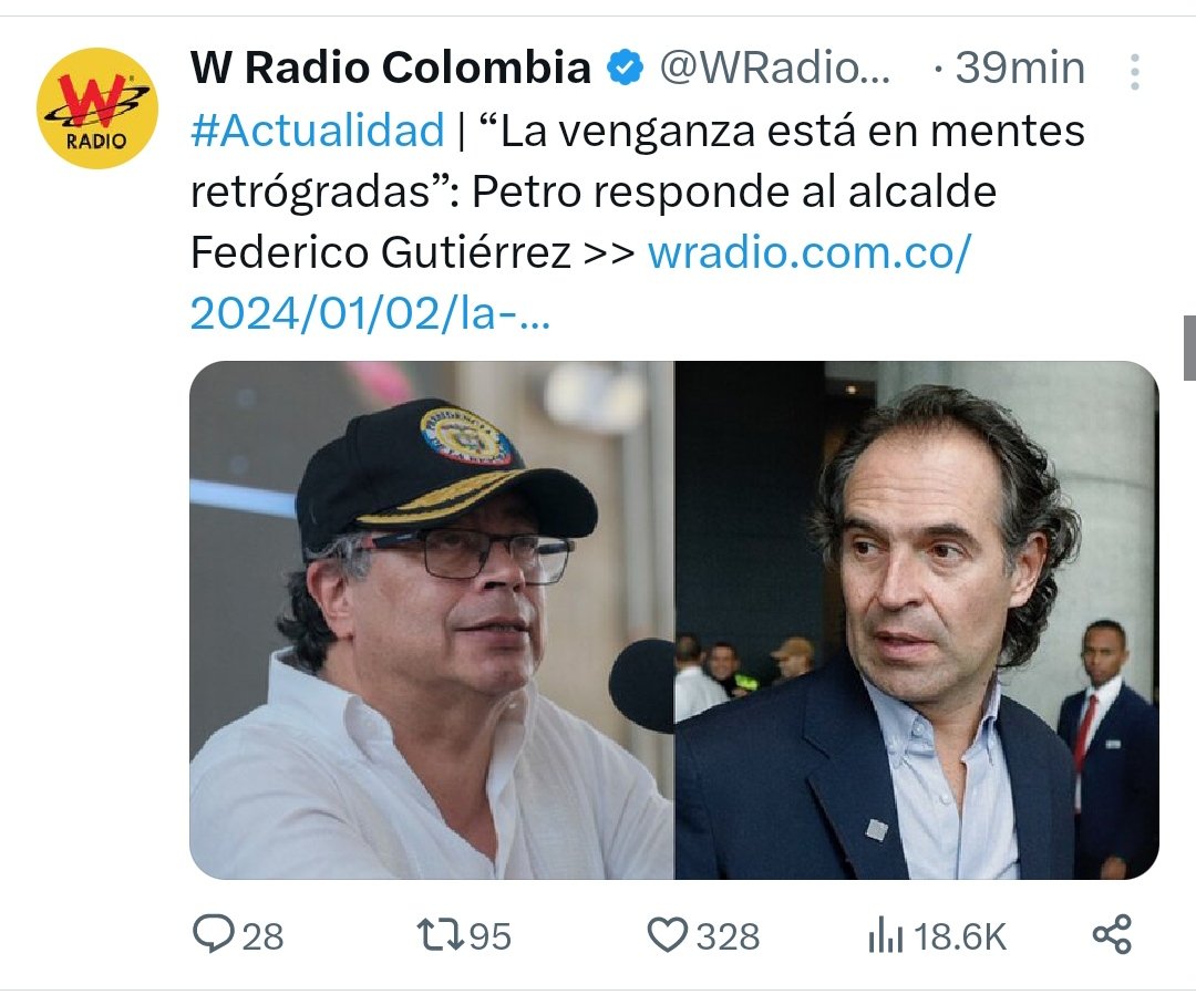 IvonneMilenaGo's tweet photo. Federico Gutiérrez es un HAMPON y Petro es un líder MUNDIAL. Sencillo. https://t.co/K9HnHm3osk