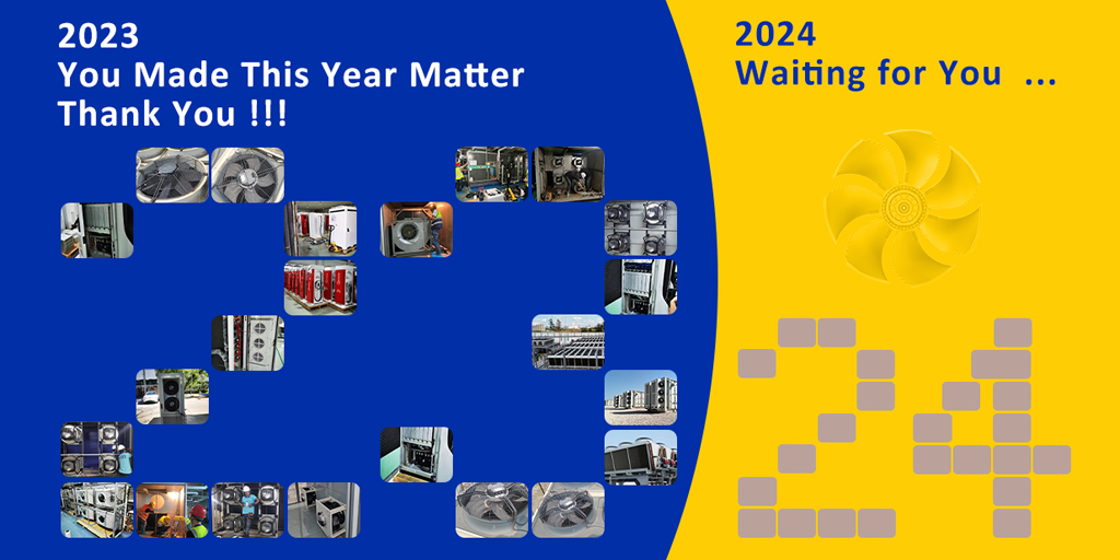 In 2023, we had the pleasure of working with numerous clients, providing them with top-quality industrial fans for their specific needs. As we look forward to 2024, we are committed to continue offering even better products and service. #IndustrialFans #ClientCases 
#2023 #2024