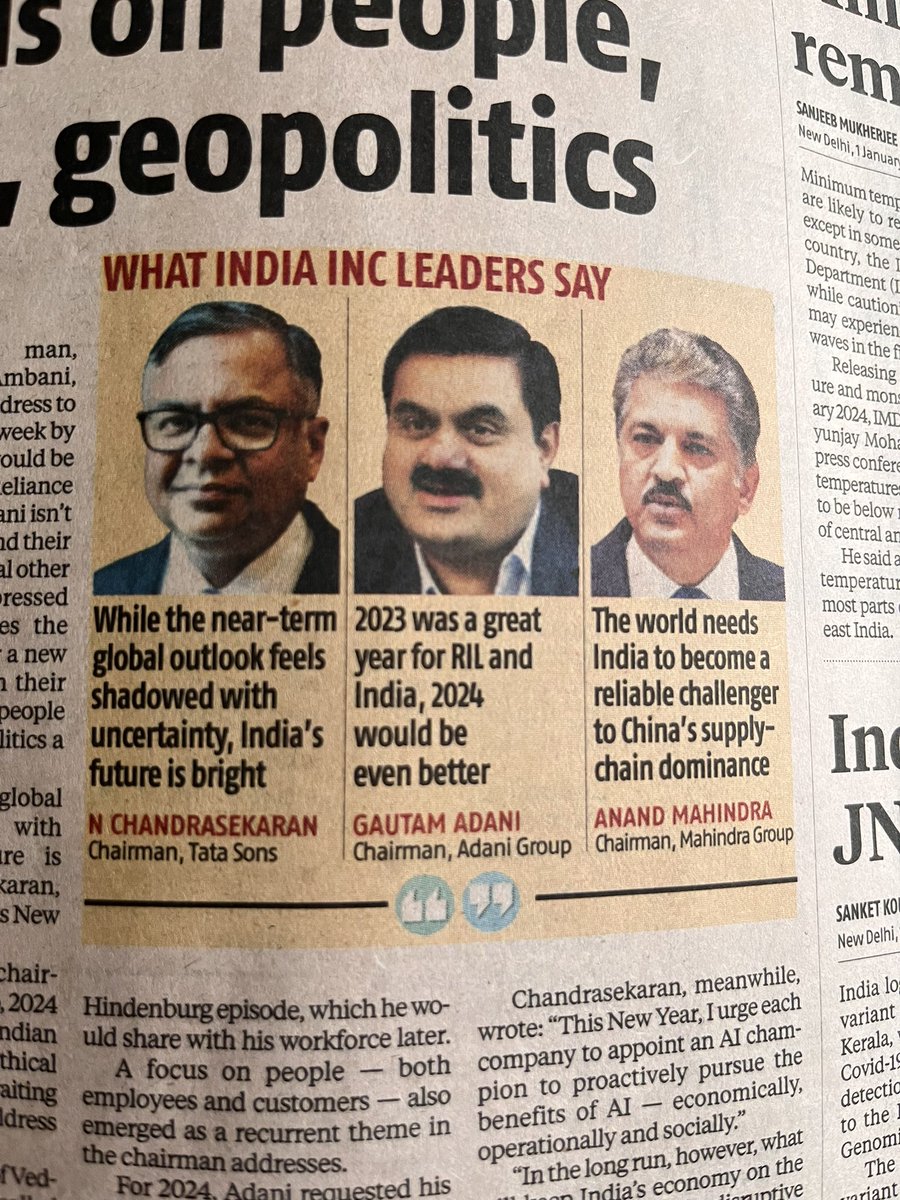 Keen to know what #GautamAdani thinks about #AdaniGroup. Any hints, <a href="/bsindia/">Business Standard</a>?