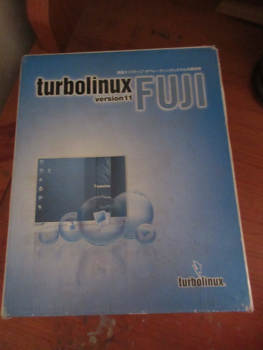 charafre_misao's tweet image. 10年以上も前のOSですけど、まだ普通に使えますよね？

#TURBOLINUX
