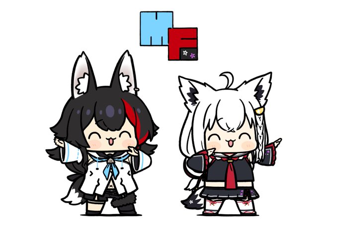 シャッフル獣同盟
透過素材は返信欄に↓
#みおーん絵
#絵フブキ 