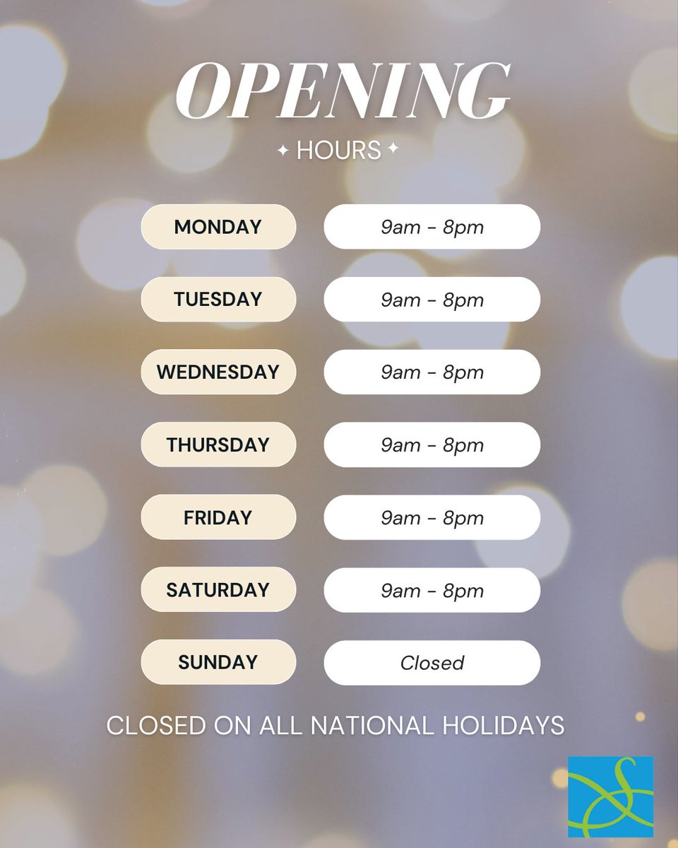 Opening Hours 2024