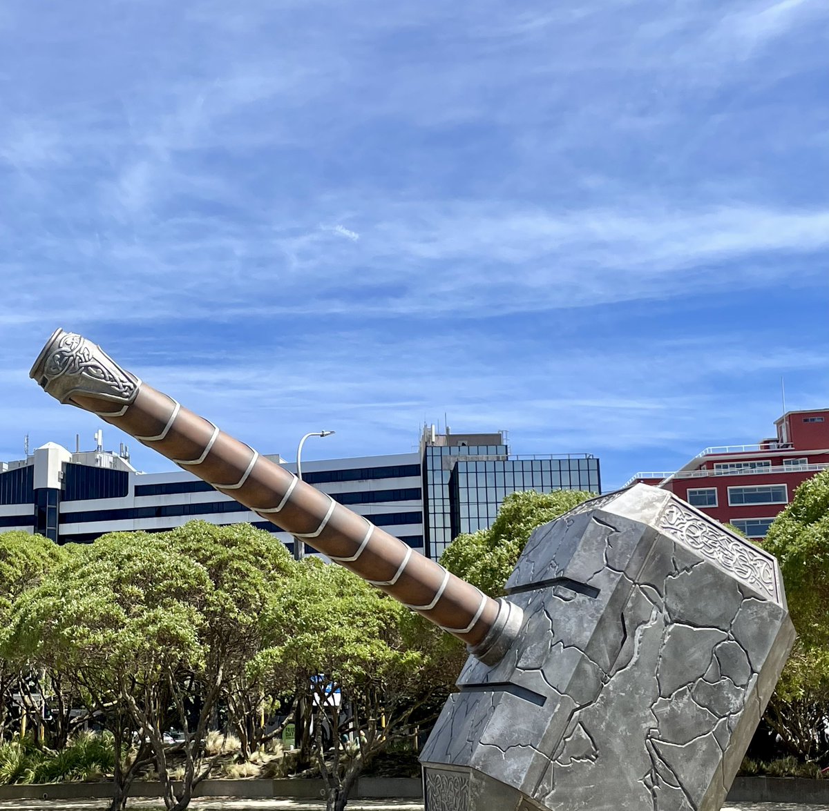 Found the Hammer @Wellington_NZ #Marvel