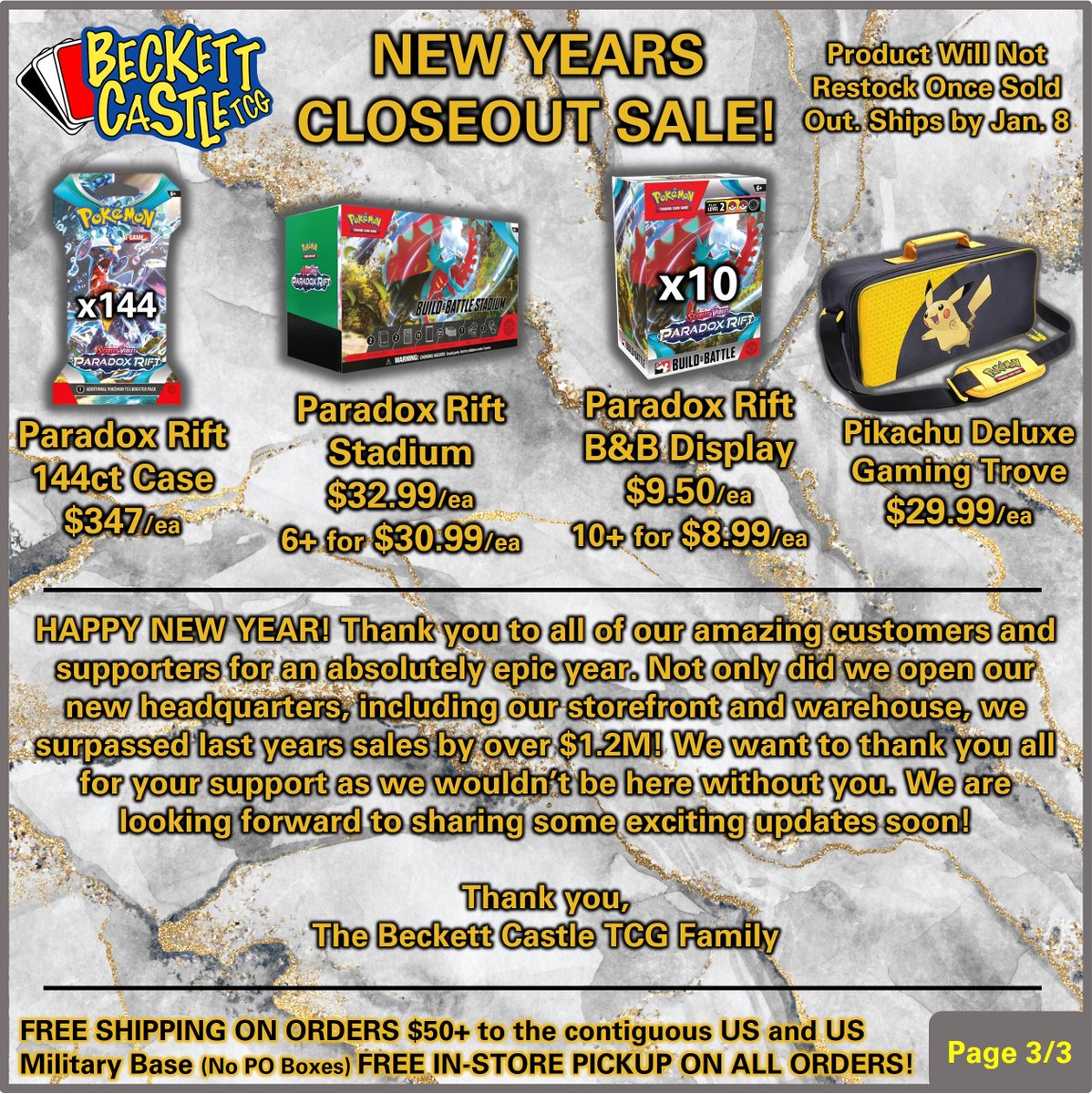 Beckett Castle TCG tweet media