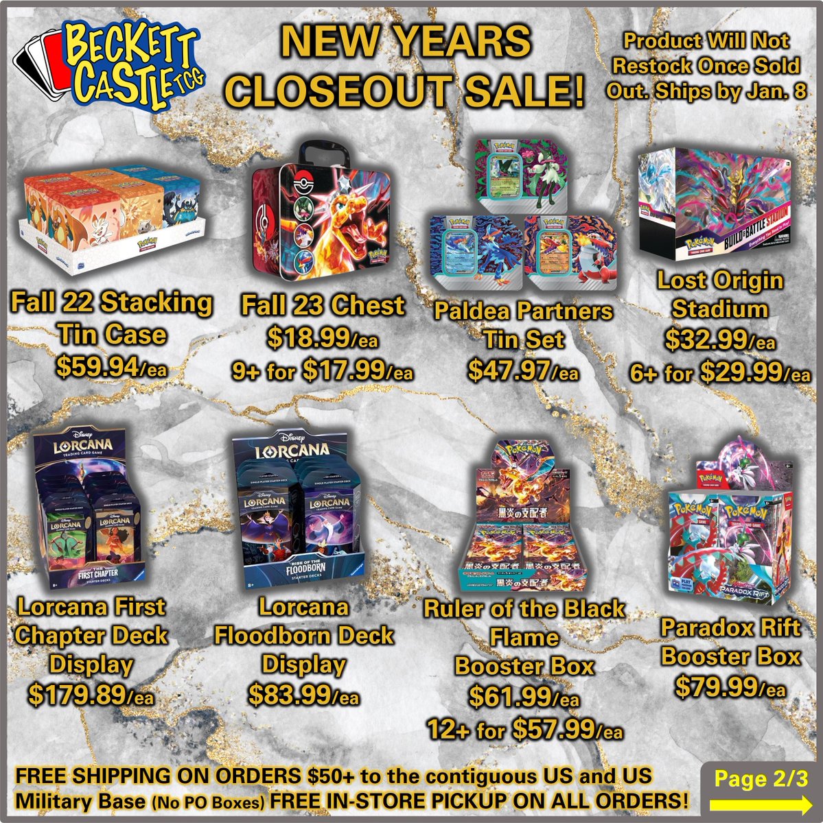 Beckett Castle TCG tweet media