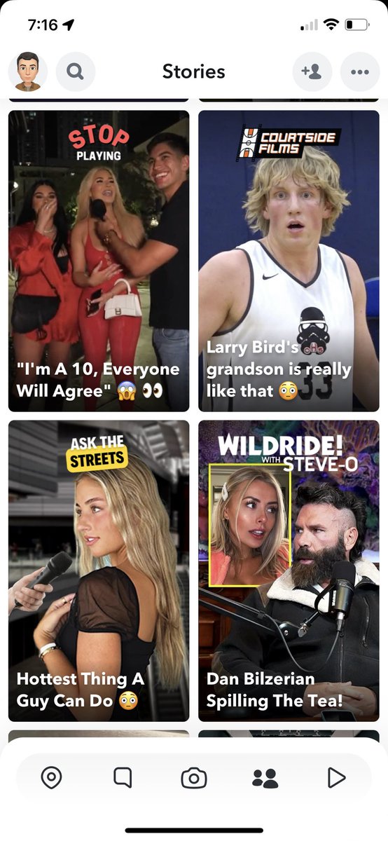 I get all my news and political commentary from Snapchat’s discover page.