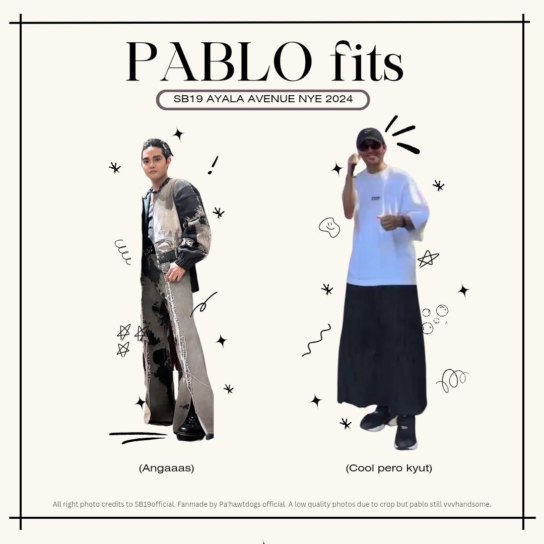 Can't get enough of #SB19Pablo's fit  during #NostalgiaMeetsTheFuture? Here's a treat for y'all 🤭

@SB19Official #SB19
#SB19AyalaAvenueNYE2024