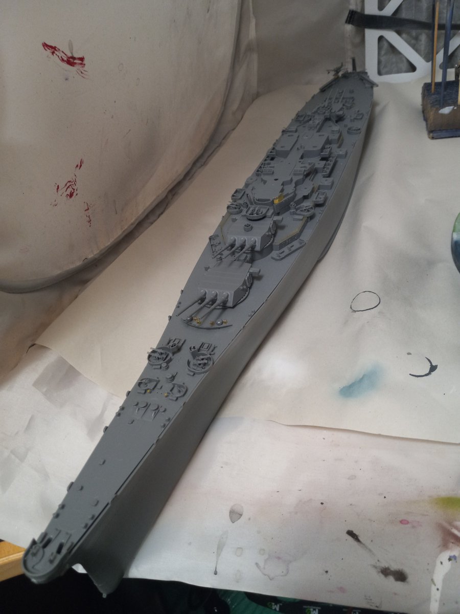 SpazzieL's tweet image. A productive Christmas vacation #USSNewJersey #dropfleet #Gundam