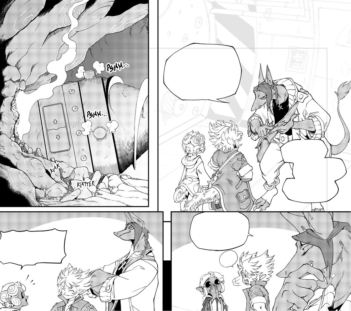 Live Now! Working on #Drogune Comic Pages ~  Check 🔗🌳for tw/itch