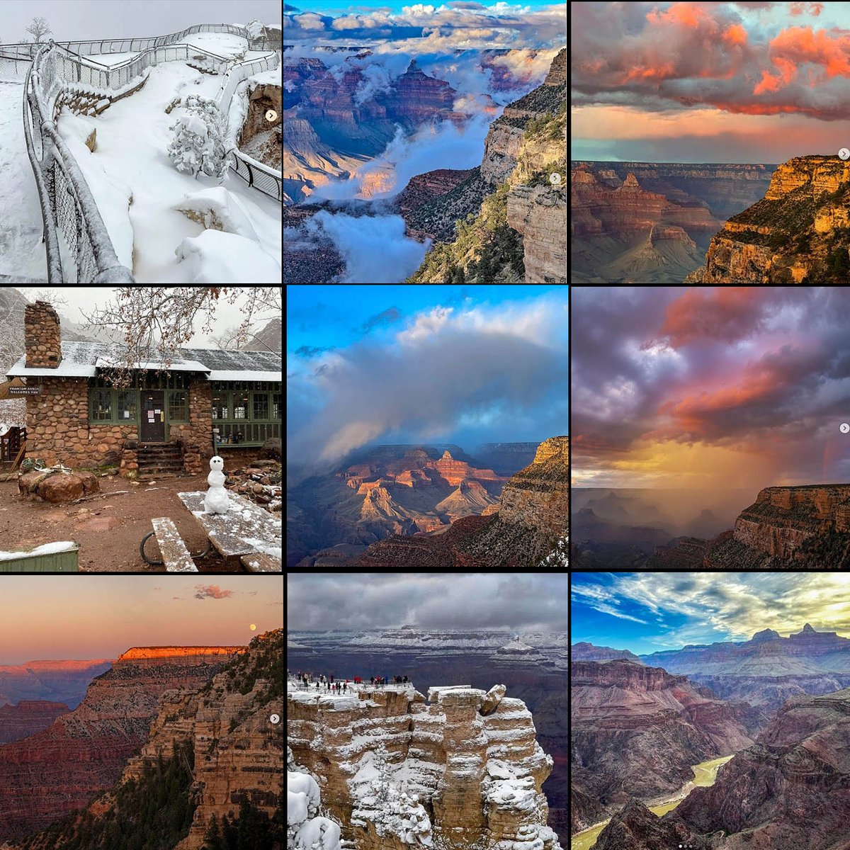 Here's the Top 9 photos our Instagram followers selected from the 270+ images we posted during 2023 > instagram.com/grandcanyonnps/ Many posts were made in collaboration with the park's official nonprofit partner > instagram.com/grand_canyon_c… #HappyNewYear #HappyNewYear2024 #GrandCanyon