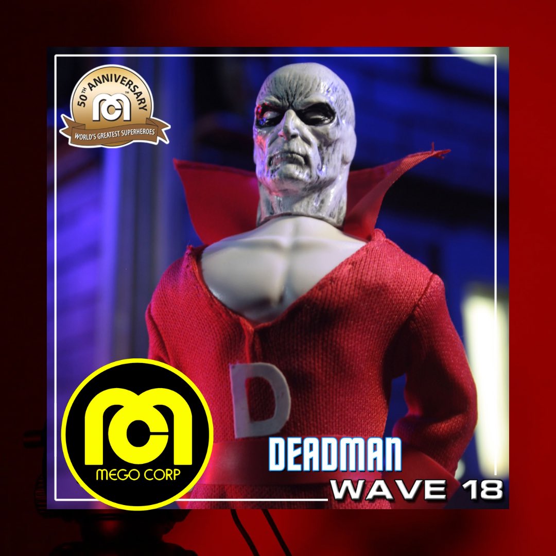 DEADMAN! Mego World’s Greatest Super-Heroes! Wave 18 arriving 1st Qtr! #MakeMineMego #KeepitRetro @MegoMuseum @nacellecompany @toysthatmadeus @ZakkWyldeBLS @sebastianbach @ToycollectrMag @TheUnboxerrs24 @Toyshiz @tweetmesohard