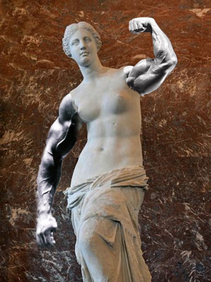 Thanks to the generative abilities of AI we can see the Venus de Milo the way it was always intended