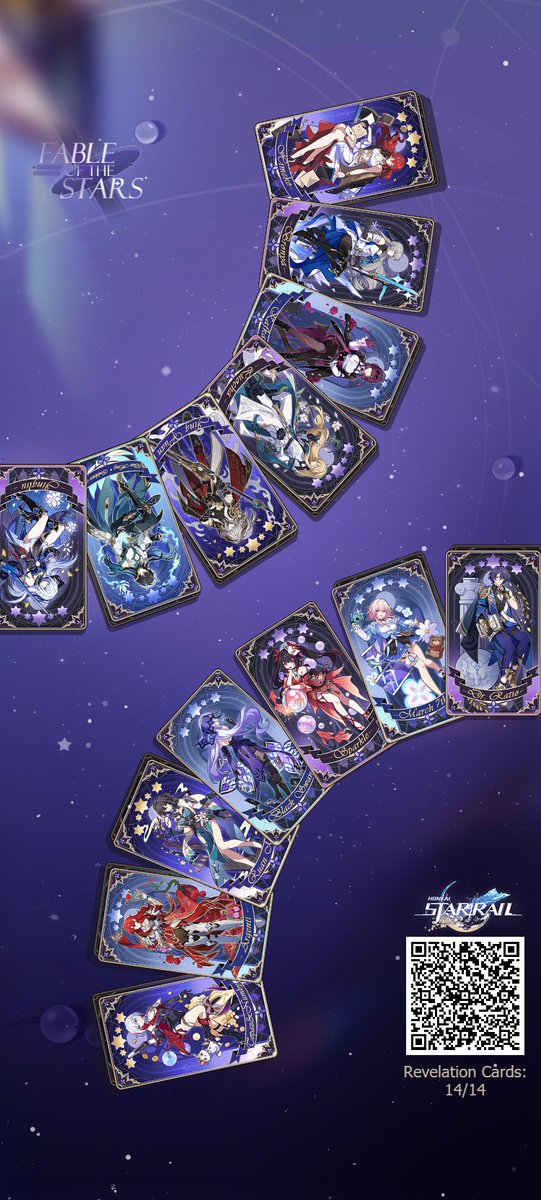 UwU_Honeydew_Uw's tweet photo. Collect all 14 Cards of Fable of the Stars
#HonkaiStarRail #Fableofthestars
#EVENT #gamevent #gamergirl https://t.co/8aX5LFJ274