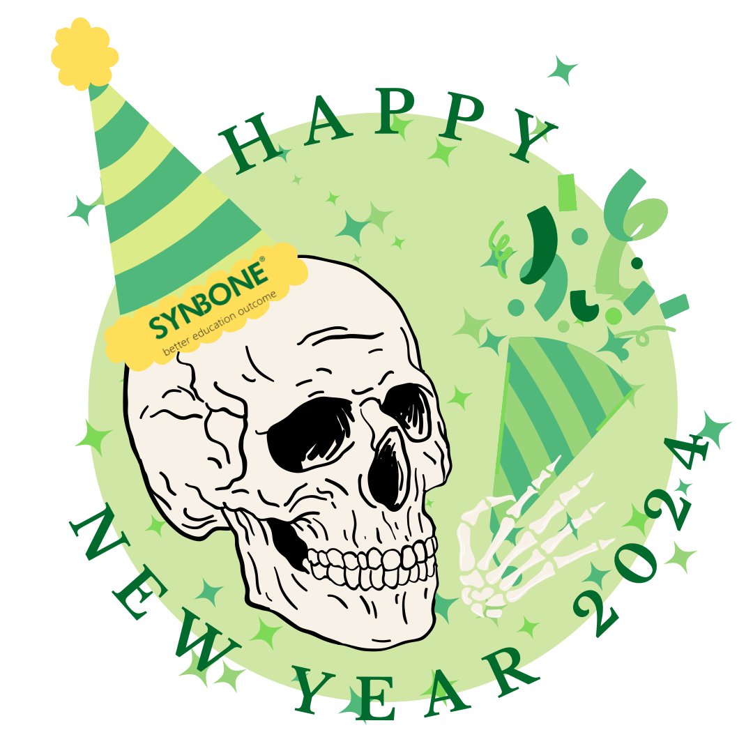 Embarking on a new journey into 2024 with gratitude, ambition, and endless possibilities. Wishing you a year ahead filled with success and joy! 
#NewYear2024 
#Synbone
#NewBeginnings2024