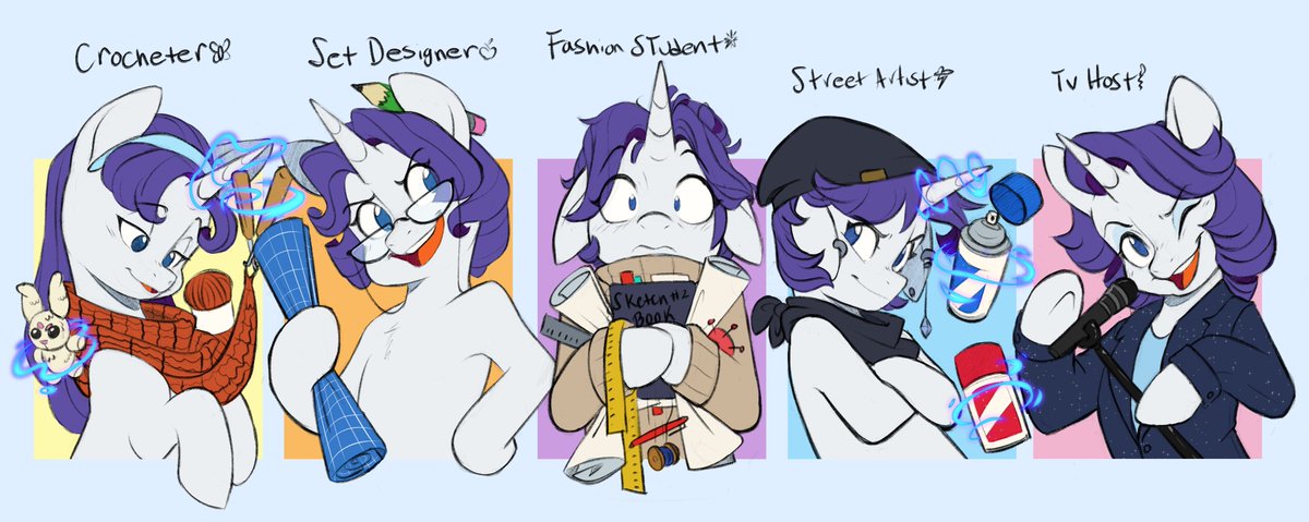 Starting the year off wit a Rarity personality swap