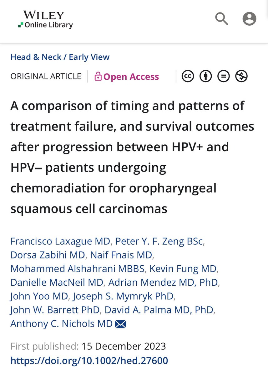New publication! Congrats <a href="/nicholslab1/">#nicholslab</a>, <a href="/DrFnais/">Naif Fnais MD MSc FRCSC | د.نايف فنيس</a> , <a href="/drdavidpalma/">David Palma, MD, PhD</a>, <a href="/dr_shahrani1/">Dr. Mohammed Alshahrani د.محمد الشهراني</a>, <a href="/AdrianIMendez/">Adrian Mendez</a>!! 
Nueva publicación!
