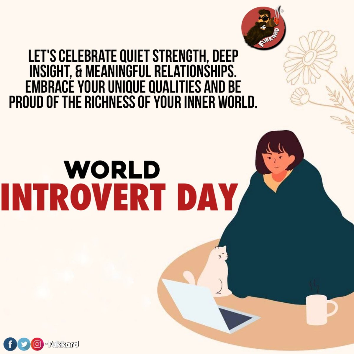 Fukkard's tweet image. Tag your Introvert Friends..
#IntrovertDay #WorldIntrovertDay