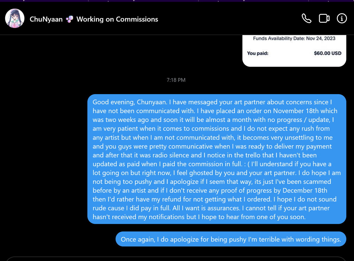 jaijaichan_art's tweet photo. ⚠️ ATTENTION EVERYONE ⚠️
If you're looking for artists to commission, I think you shouldn't go to these ppl: [@/ChuNyaan_ + @/ceyacy] I suggest blacklisting them!

My friend @/0fthedemonking reached out to me if I can post these ppl in their stead 'cuz their acc is priv. https://t.co/9ZOROLgREe