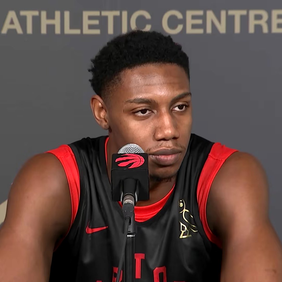 LegionHoops's tweet image. RJ Barrett in his Raptors debut:

19 points
9 rebounds
6/12 FGM

Back home. 🔥