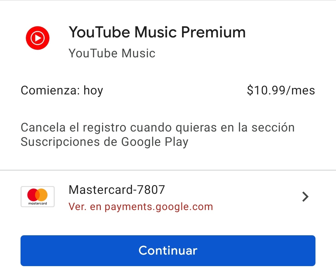 BritChan1's tweet photo. @ccgoldxxn Hola no sé por que no me deja por más que agregue dese google play solo me sale el continuar y no el suscribirme :( https://t.co/xA1spialEs