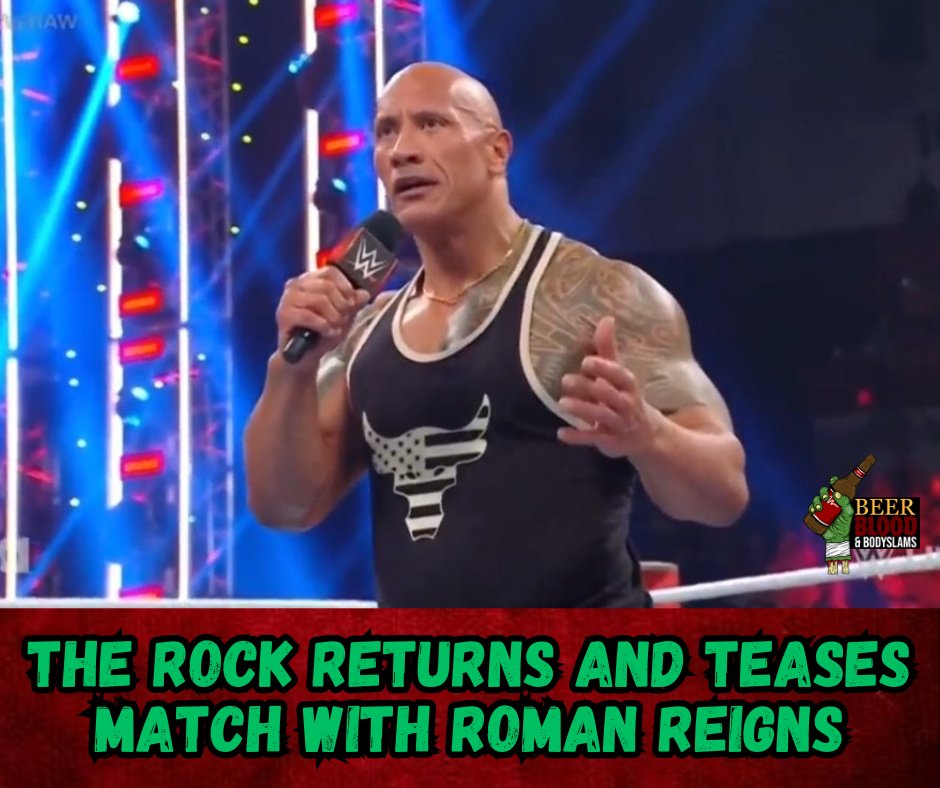 The Rock makes his WWE return at Raw: Day 1, beats up Jinder Mahal and teases a future match with Roman Reigns! #wwe #WWERaw #WWEDay1 #therock #RomanReigns #WrestleMania