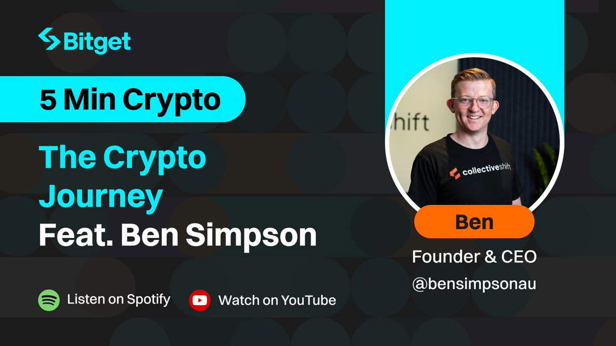 🚀 5 Min Crypto EP. 8: The Crypto Journey: Lessons from @bensimpsonau, CEO  of @cshift_io Ben is a #crypto educator & entrepreneur on a mission to  democratize crypto knowledge. Learn about his