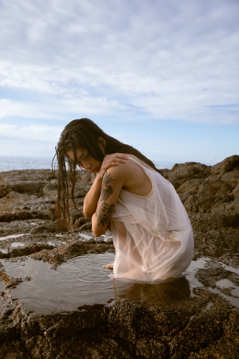 first day of the new year bathing in the ocean photo taken by the best 🤍 @/kaitlynmadrigal on IG