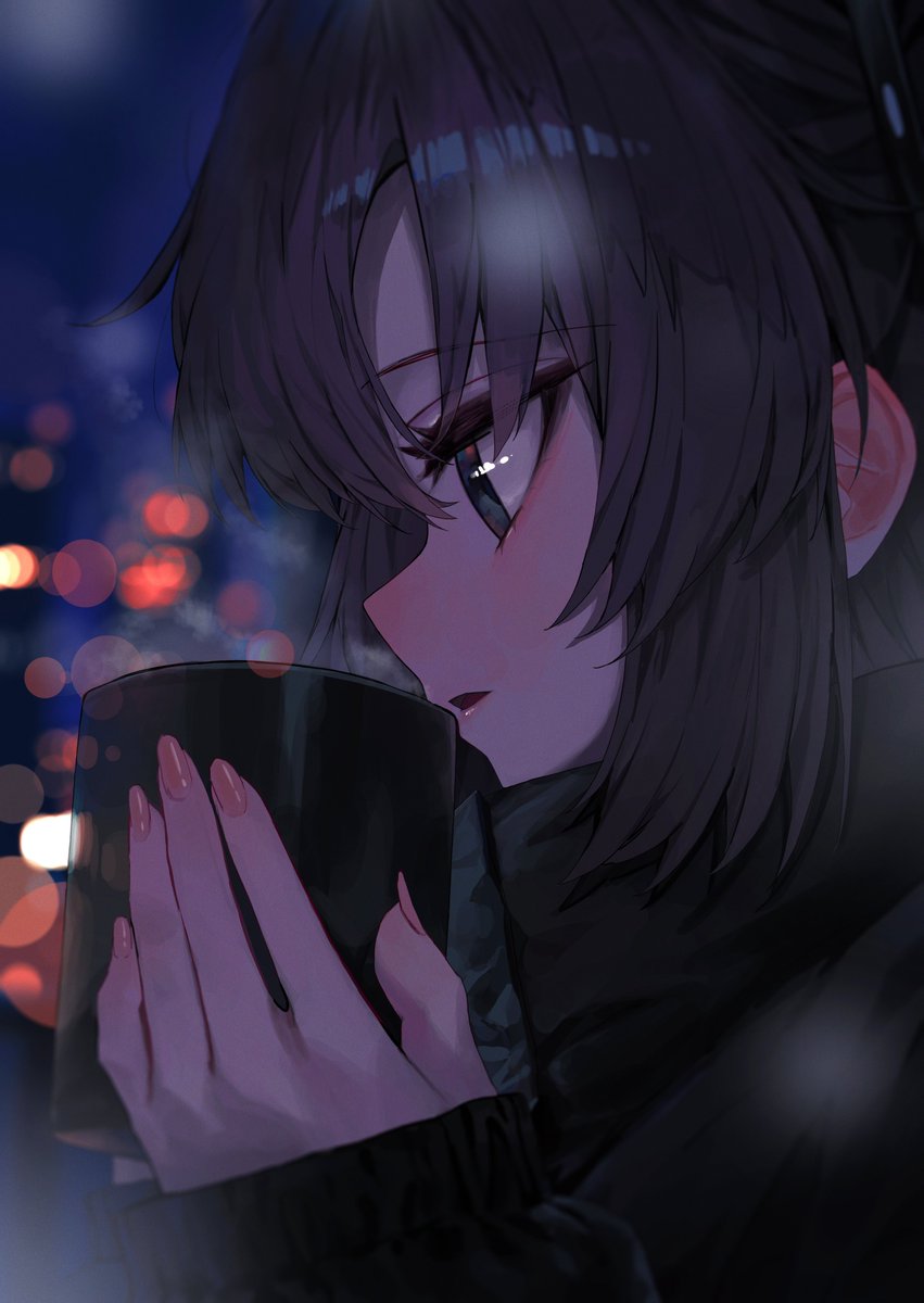 yuuka (blue archive) 1girl solo cup steam holding holding cup mug  illustration images