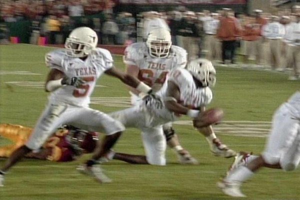 Hey @VinceYoung10 , your knee was down.