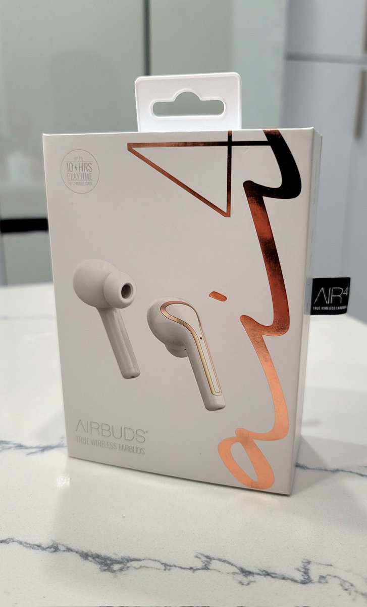 Hellrais3r13's tweet photo. 🎉Well this is how I'm starting the year...How about a giveaway from me &amp; @HoomanDeals ? A set of Wireless Airbuds ..has a charging case...10hours of play time ...Type C charging ...also works with Siri... all you gotta do is:
-Follow us (@HoomanDeals)
-Tag
-Retweet
Ends friday! https://t.co/ars6ISJtdz