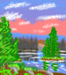 Melodic_Mane's tweet photo. I decided that I was going to try and learn pixel art through Aseprite by following Bob Ross painting videos. I'm happy with how this turned out! Given time I know I'll improve!

Reference: Bob Ross - Island in the Wilderness (Season 29 Episode 1) https://t.co/TIgxVSDc61