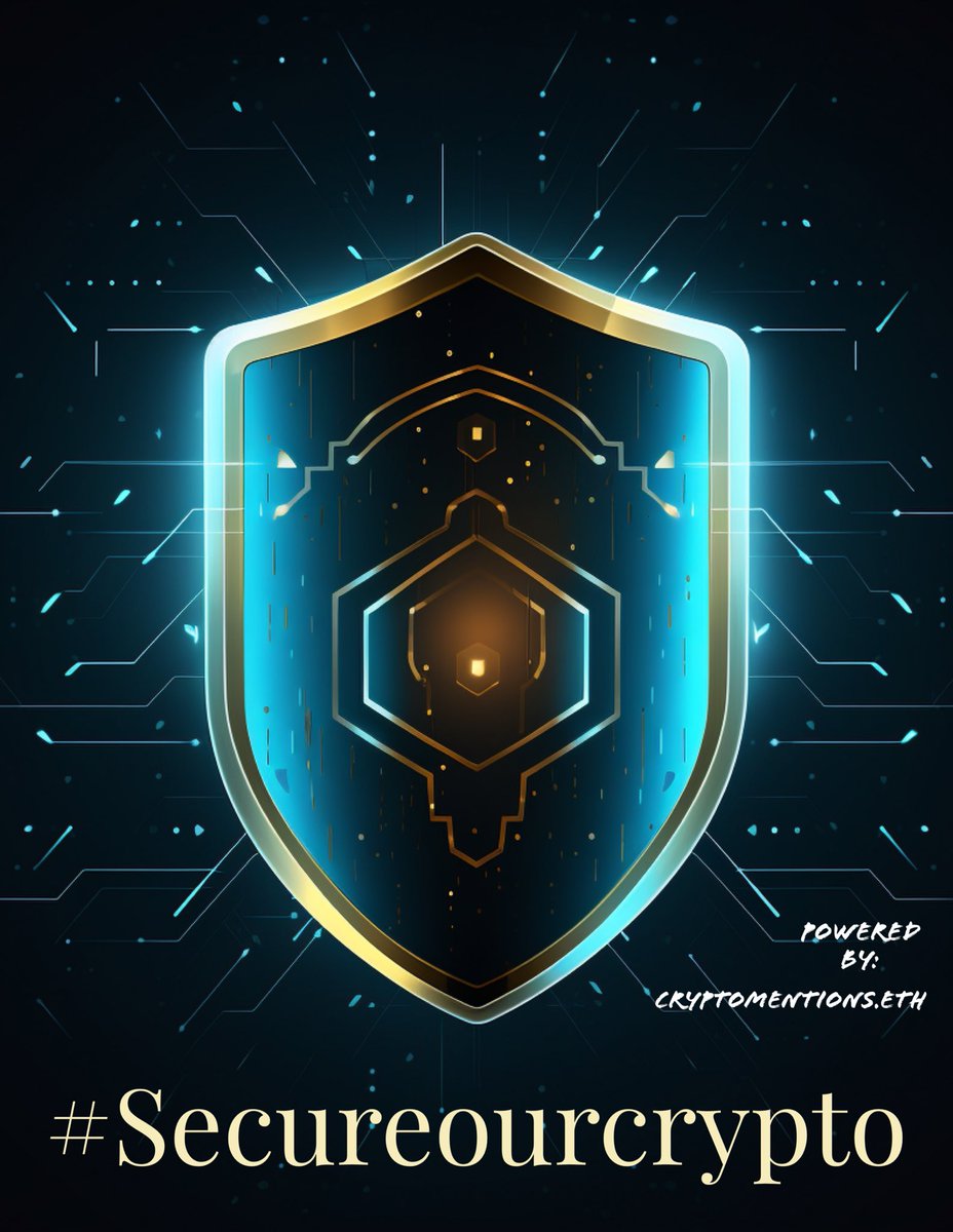 CryptoMentionss's tweet photo. Protect your #crypto from scammers! Watch out for impostor accounts attempting to lure users into fraudulent schemes. Verify accounts and never disclose private keys or passwords. #SecureOurCrypto" https://t.co/GC6VpTQCpA