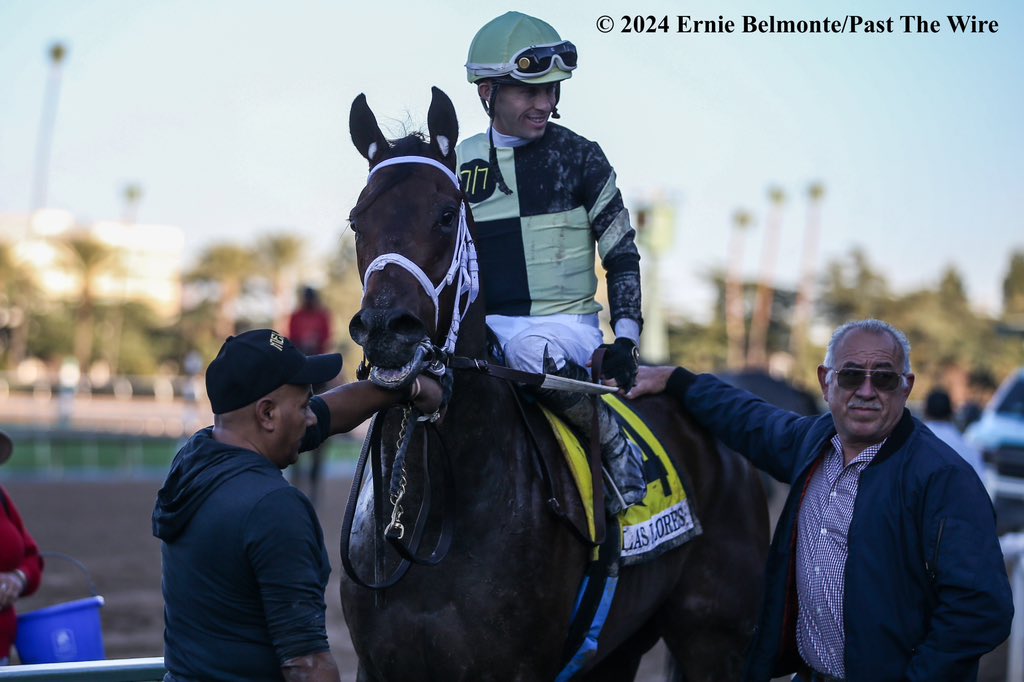 Chismosa takes the G3 Las Flores under <a href="/FreytheF/">Kyle Frey</a> for trainer Rafael DeLeon.