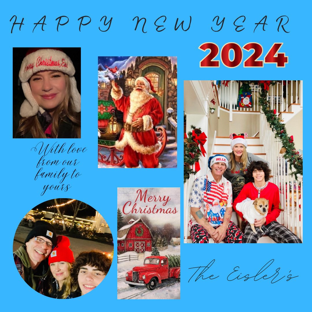 2024 here we go 🤗❤️💞 Love your family, hold them close, love your friends and neighbors. Always remember to take care of each other, kindness changes everything 🫶🏼✝️ Happy New Year. Xoxo Kristy, Lloyd and Magnus
