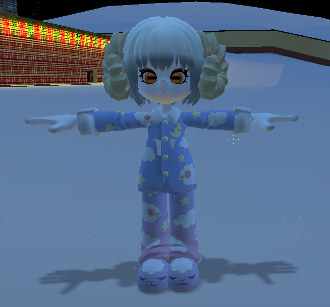 VoidBunny_'s tweet photo. Of course the first thing I do in January is make Millie T-Pose #Ninjala @TemLamb https://t.co/65a9qY3V0J