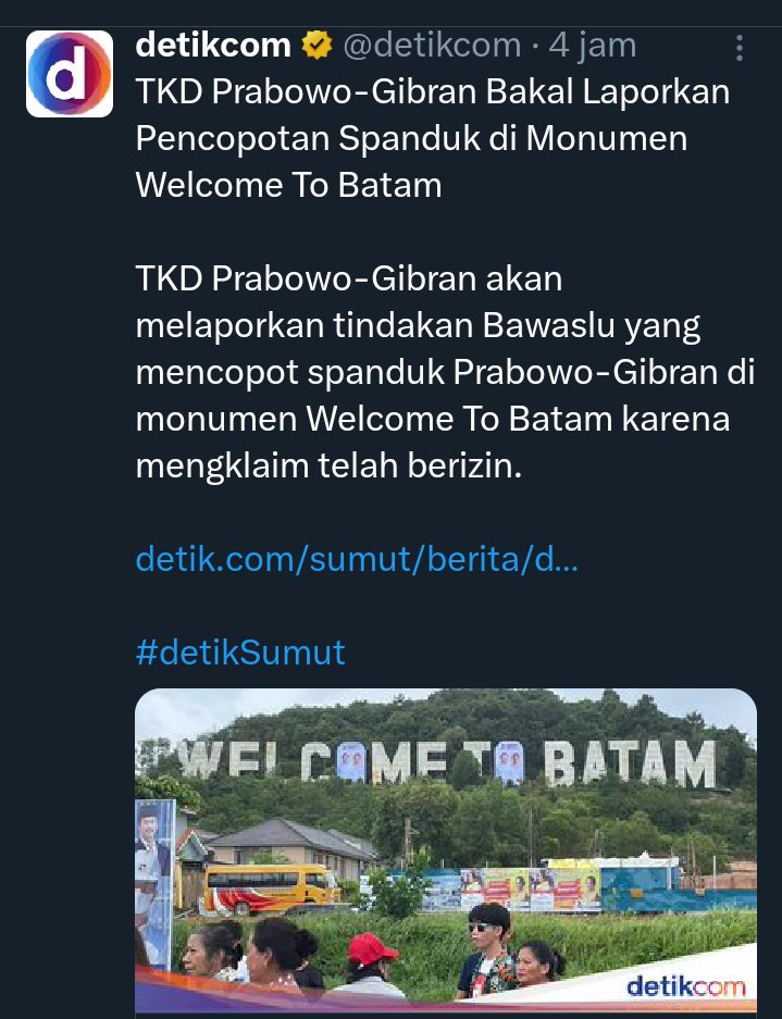 NohCeukenohhh's tweet photo. Gibran salah pasang spanduk, Bawaslu nya yang dilaporkan‼️

#bisaa

😂😜😂😜😂😜😂😜😂😜 https://t.co/LBssI0WaLJ