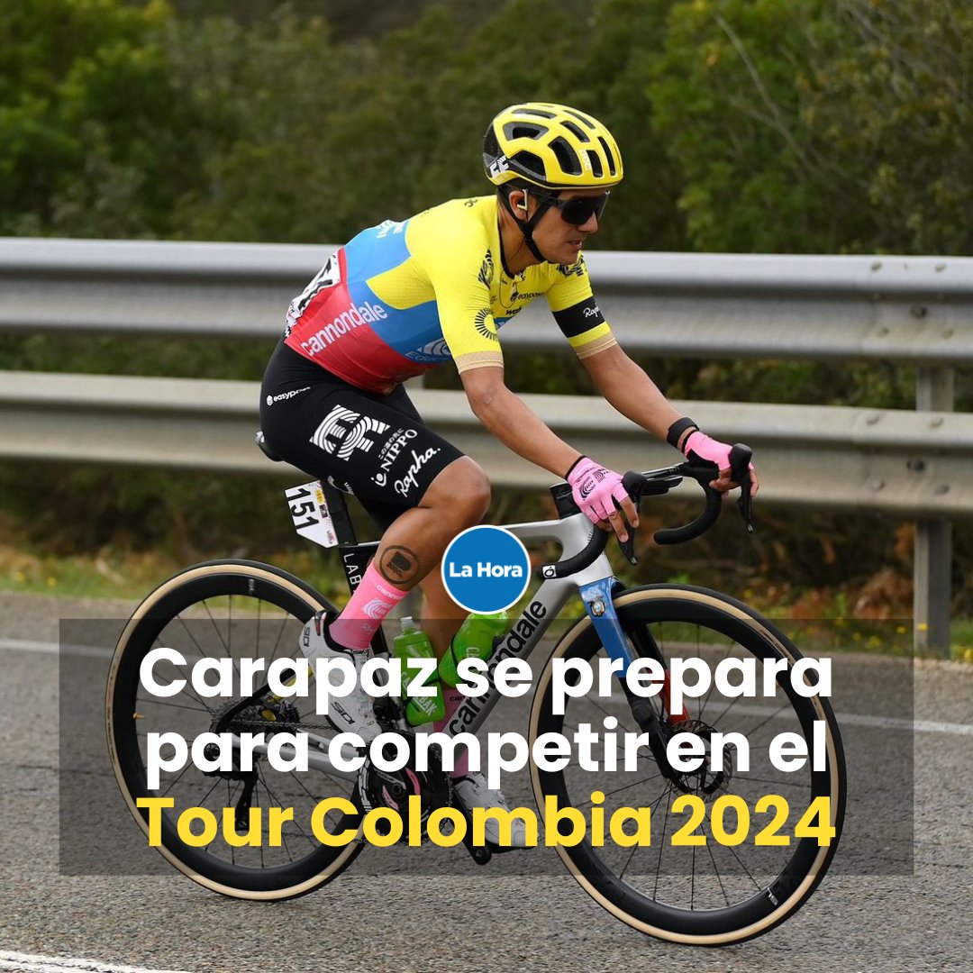 El campeón olímpico, Richard Carapaz, participará por cuarta vez en el Tour Colombia 🚴🏼, que se realizará del 05 al 11 de febrero de 2024. Mira a quiénes se enfrentará 👉🏻 bit.ly/3TSoTQO
