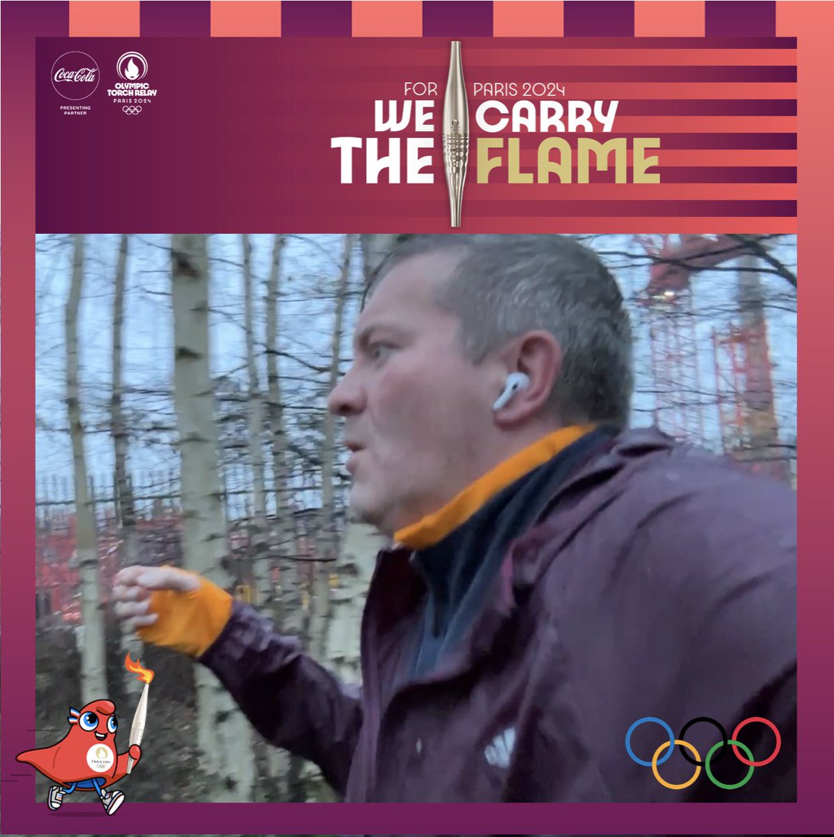 I'm really proud to announce that I'll be part of the @Paris2024 #Olympics2024 Torch Relay. See you on the beautiful French roads🔥 #WeCarryTheFlame #NousPortonsLaFlamme @CocaCola @CocaCola_GB  @GetSetCommunity @parkrunUK @RUFC_CT @TeamGB @Olympics @stbedes_roth Such an honour!