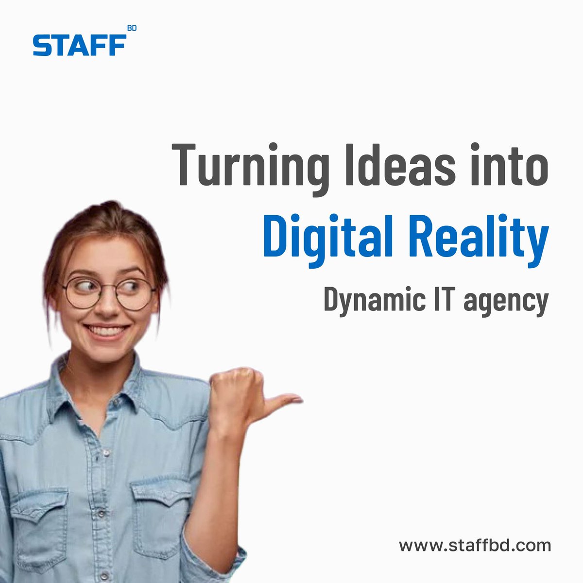 staffbdagency's tweet photo. Transforming concepts into digital brilliance, Staff BD Agency is your dynamic partner in
bringing ideas to life. Grow your digital presence with innovation and expertise.
Visit us at https://t.co/BOalX42MRG
#Staffbd #BusinessStrategy #DigitalMarketing #businessplanning https://t.co/AfrZF1mYnh