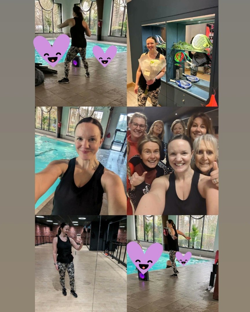 CazB82's tweet photo. Tomorrow will be the 4 yr anniversary of my stroke. Last Tues was a huge milestone for me ... I returned to teaching on a group exercise timetable for the first time since it happened. 
Teaching was a huge part of my life up to having my stroke... https://t.co/auBjF1CKWz