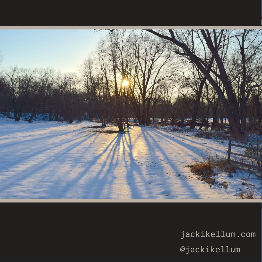 jackikellum's tweet photo. The sun is peeking from behind the clouds, casting shadows across the icy snow. The light behind--shadows ahead. My world has been paralyzed by ice and cold. Jacki Kellum #Journal Entry January 16, 2024 Take the #JournalChallenge #WritingCommunity #winter #january #snow #ice https://t.co/xotwN1czsT