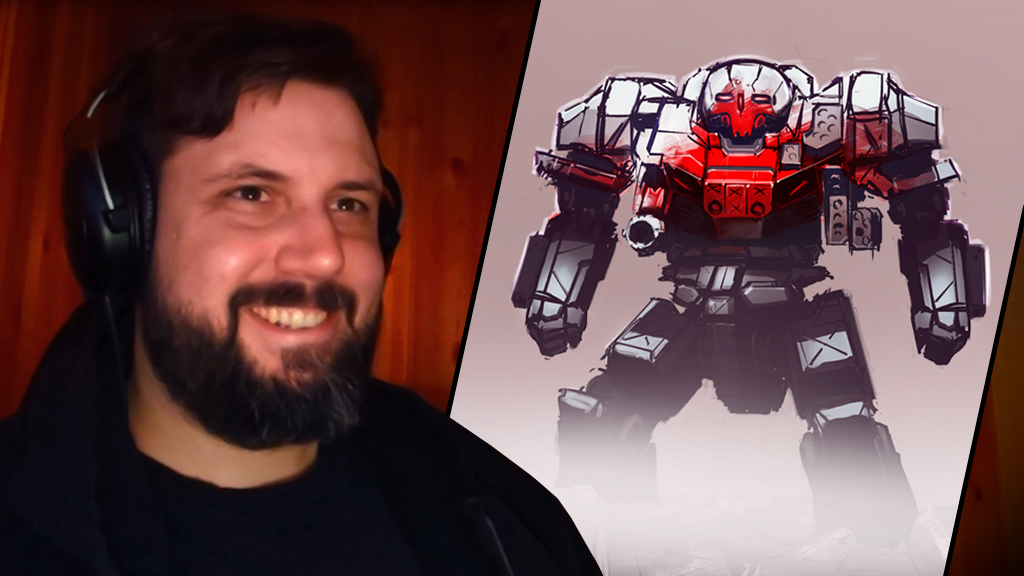 Th3b33f's tweet photo. Uploaded a quick update on the youtube channel.  New videos tomorrow and forward and I talk about my future mechwarrior content. https://t.co/uMpDnteIkY