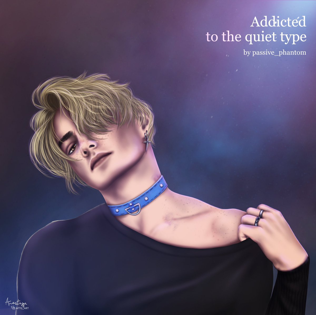 aftg_art's tweet photo. It’s been a while since I finished my reading of this awesome heartbreaking fic by @passive_phantom All this time it lives rent free in my head. So I’m happy to finally show you my arts that I drew inspired by the chapters 🩵

Special thanks to @bysfoftheday for translation 🩵 https://t.co/xN9nQf9tg2