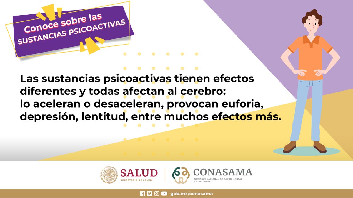 conasamamx's tweet photo. ¡Prevenir el consumo de sustancias psicoactivas es fundamental para proteger la salud del cerebro!

Has click en el enlace 

👉🏽 https://t.co/k69TmFmQiK

#NosCuidamos #PorLaSaludMental https://t.co/S7bWH8KOt8