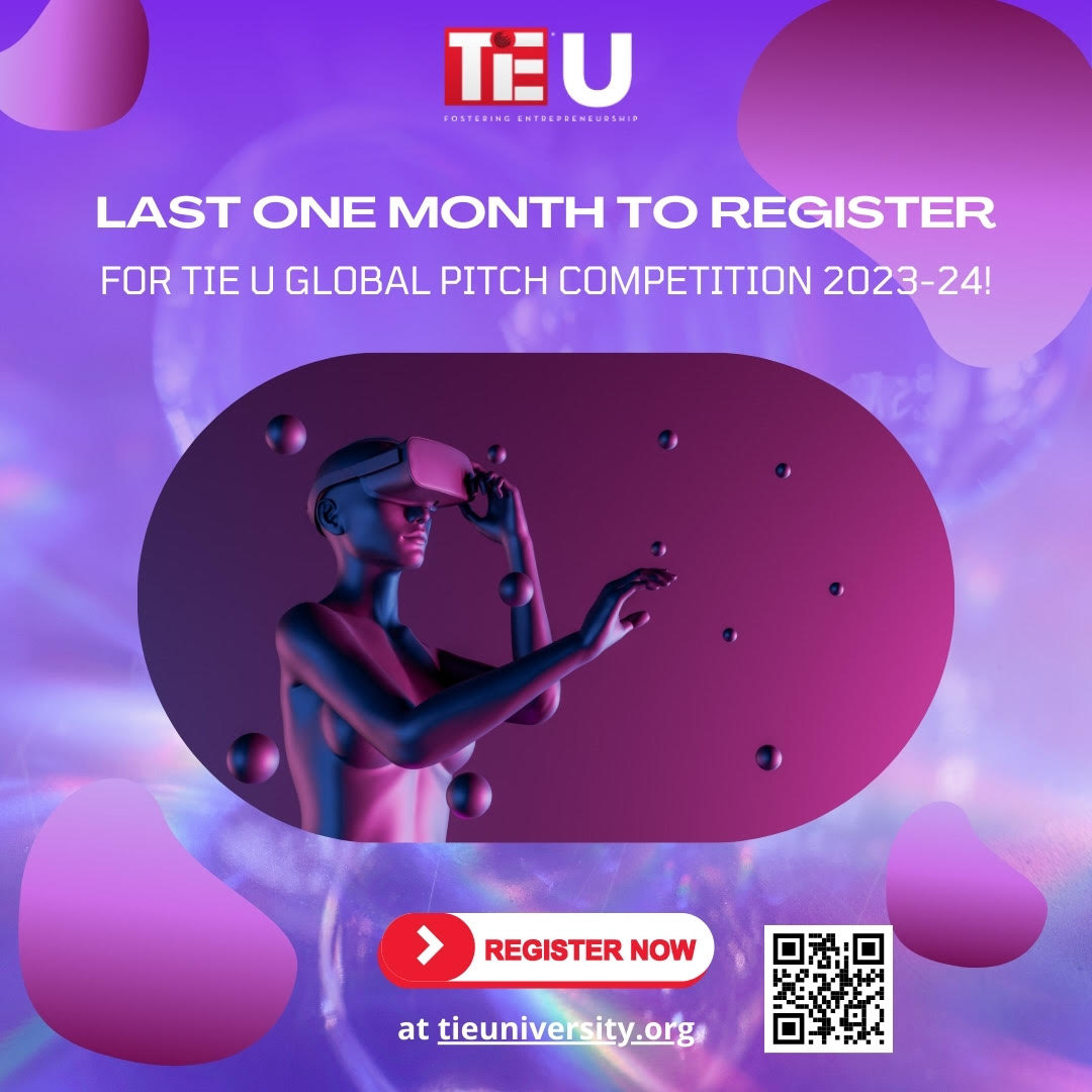 TiEGlobal's tweet photo. TiE U Global Pitch Competition 2023-24, the ultimate platform for student entrepreneurs to showcase their potential and get feedback from experts. The deadline to register is January 31, 2024.

To apply, visit https://t.co/vFNKgKpet1

#StartupJourney #RegisterNow https://t.co/RXH6GxBesl