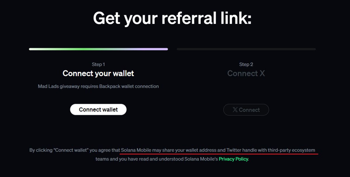 WazzCrypto's tweet image. Can we fuckin end this trend? 

Why do I need to link my Twitter and my wallets, and why are you sharing it with third parties?

I value my OPSEC more than this so I refuse to take part in this honeypot.