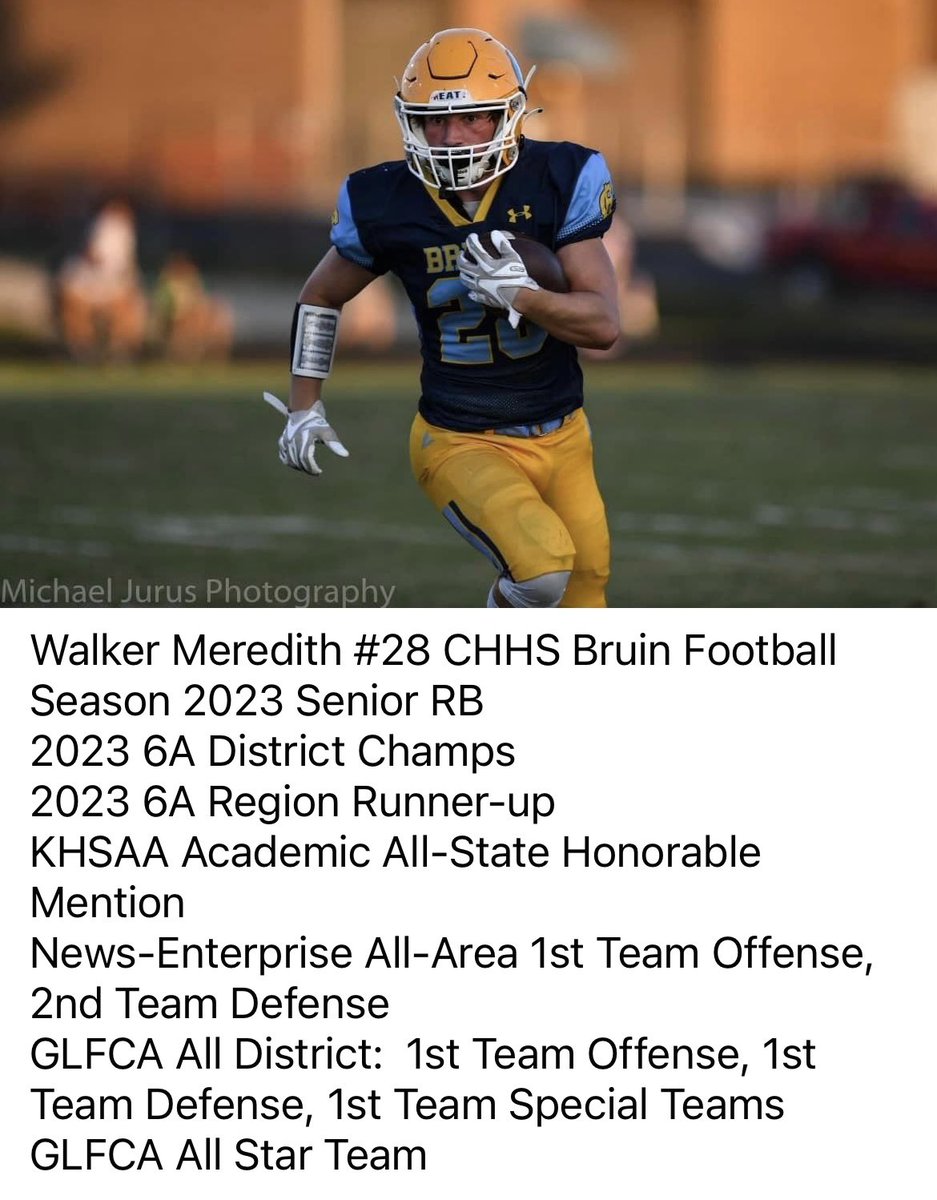 meredithhj1's tweet photo. Proud of you Walker!  Congrats on a wonderful senior season https://t.co/Tz6Vpp7EvG